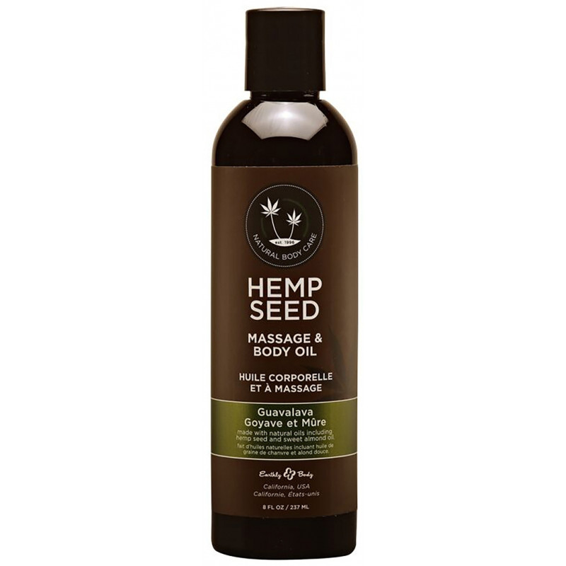 Earthly Body Huile de massage Guavalava Goyave et Mûre 237ml